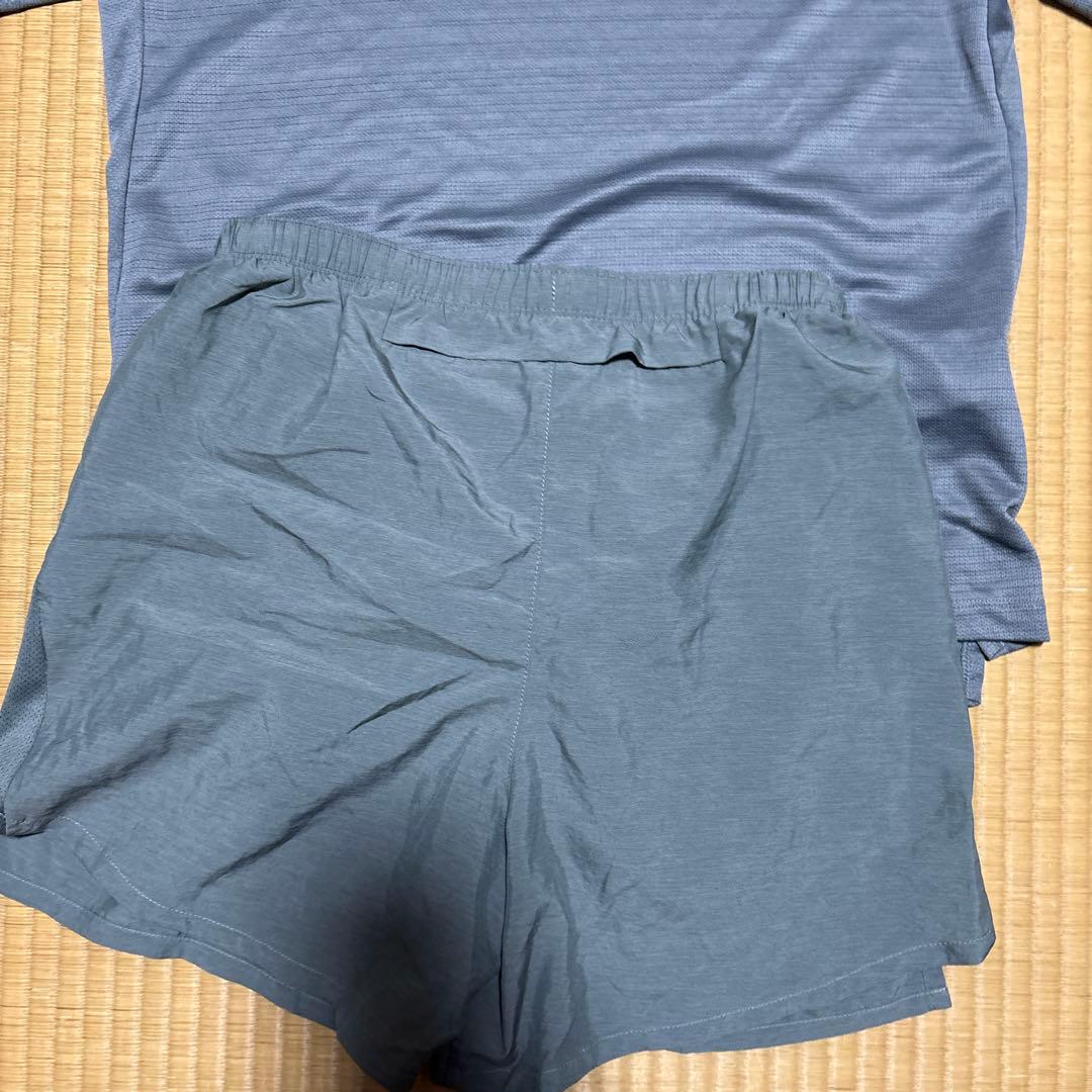 Nike DRI-FIT グレー ランニングシャツ