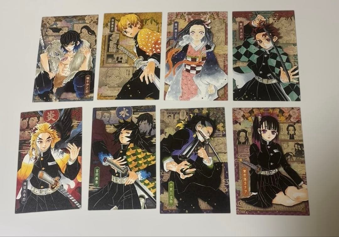 【完品・原作絵】鬼滅の刃 20巻特装版ポストカード全16枚（ケース付）＆ファイル