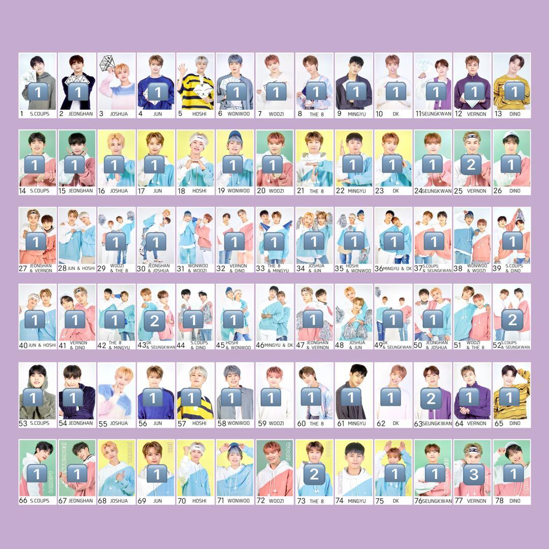 SEVENTEEN CARAT LAND トレカ まとめ売り