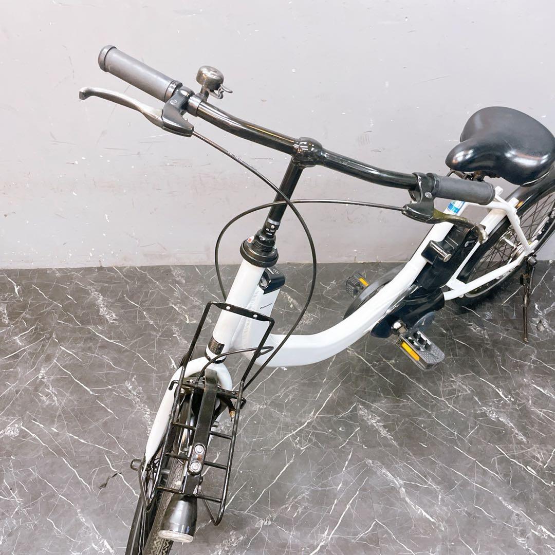 【9】電動自転車 パナソニック SW ホワイト 20インチ