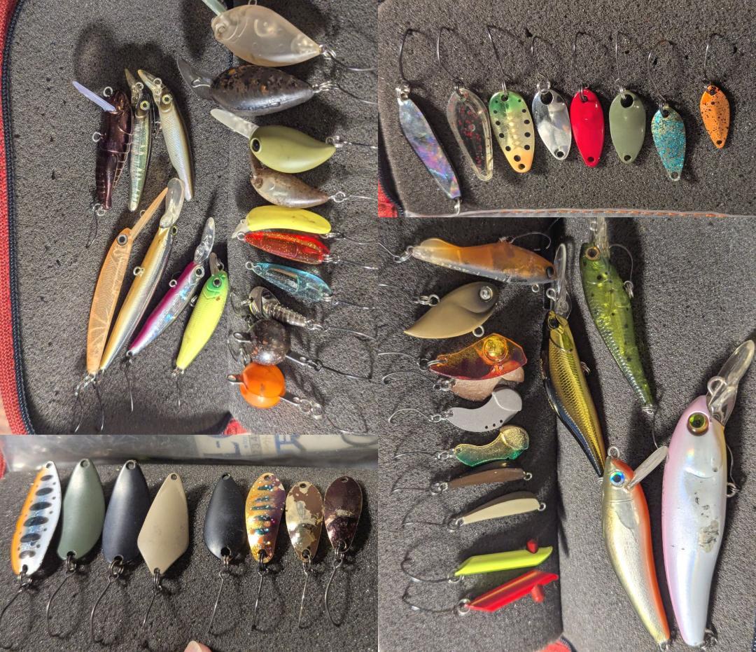 エリアフィッシング 管釣りスプーン プラグ フルセット ミノー クランク