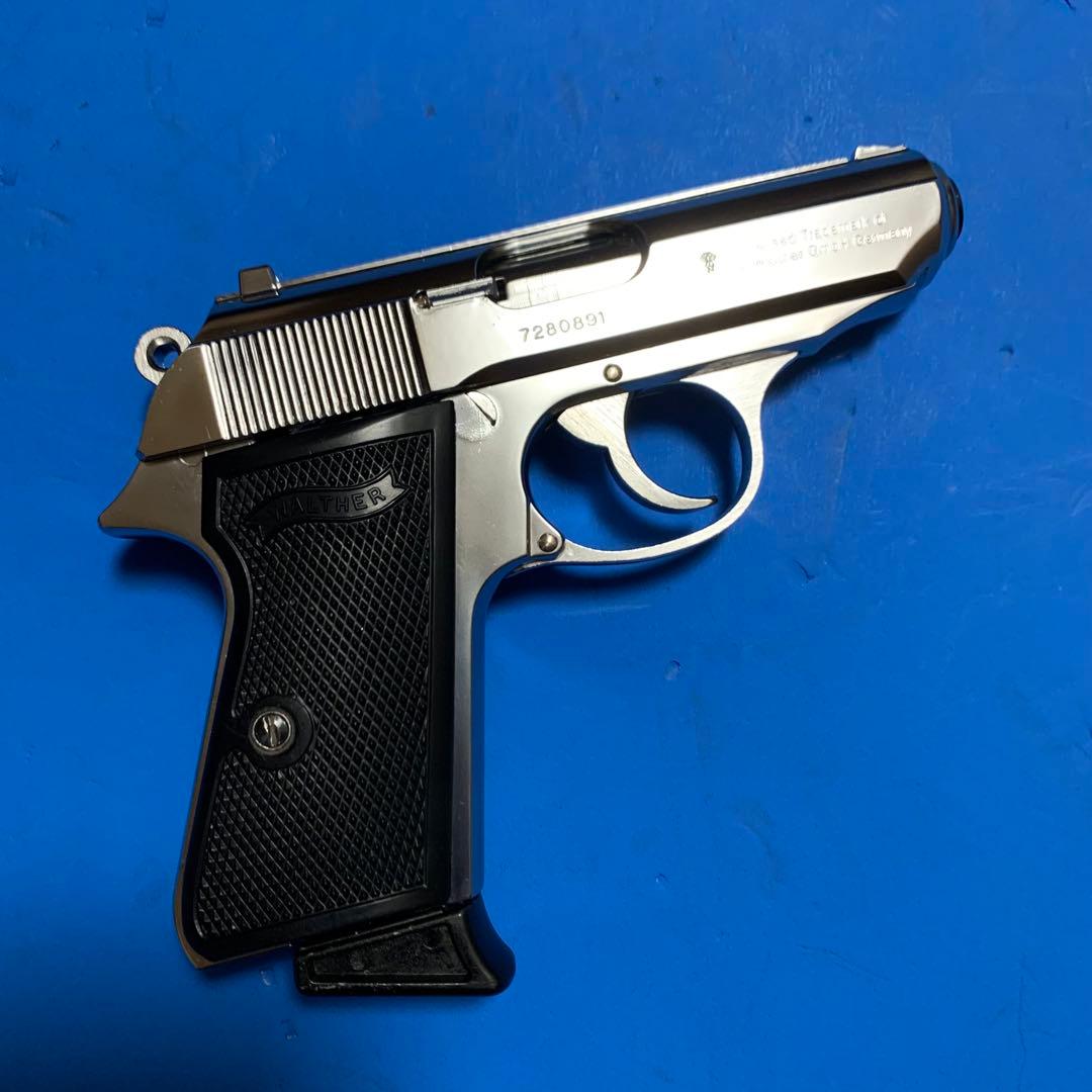 ⭕️★マルシン ワルサーPPK/S シルバー ABS樹脂製 未発火モデルガン
