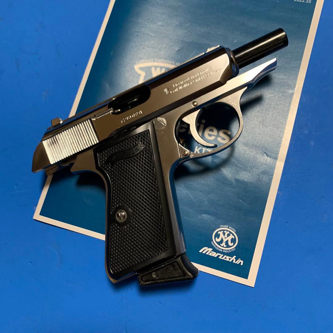 ⭕️★マルシン ワルサーPPK/S シルバー ABS樹脂製 未発火モデルガン