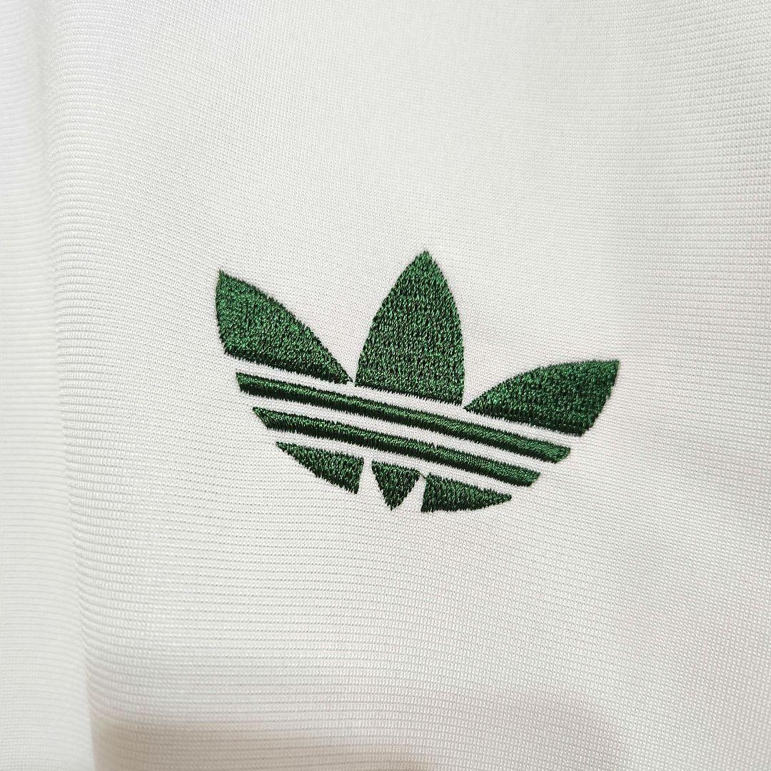 adidas アディダス トラックジャケット L 脇メッシュ 補修あり 白
