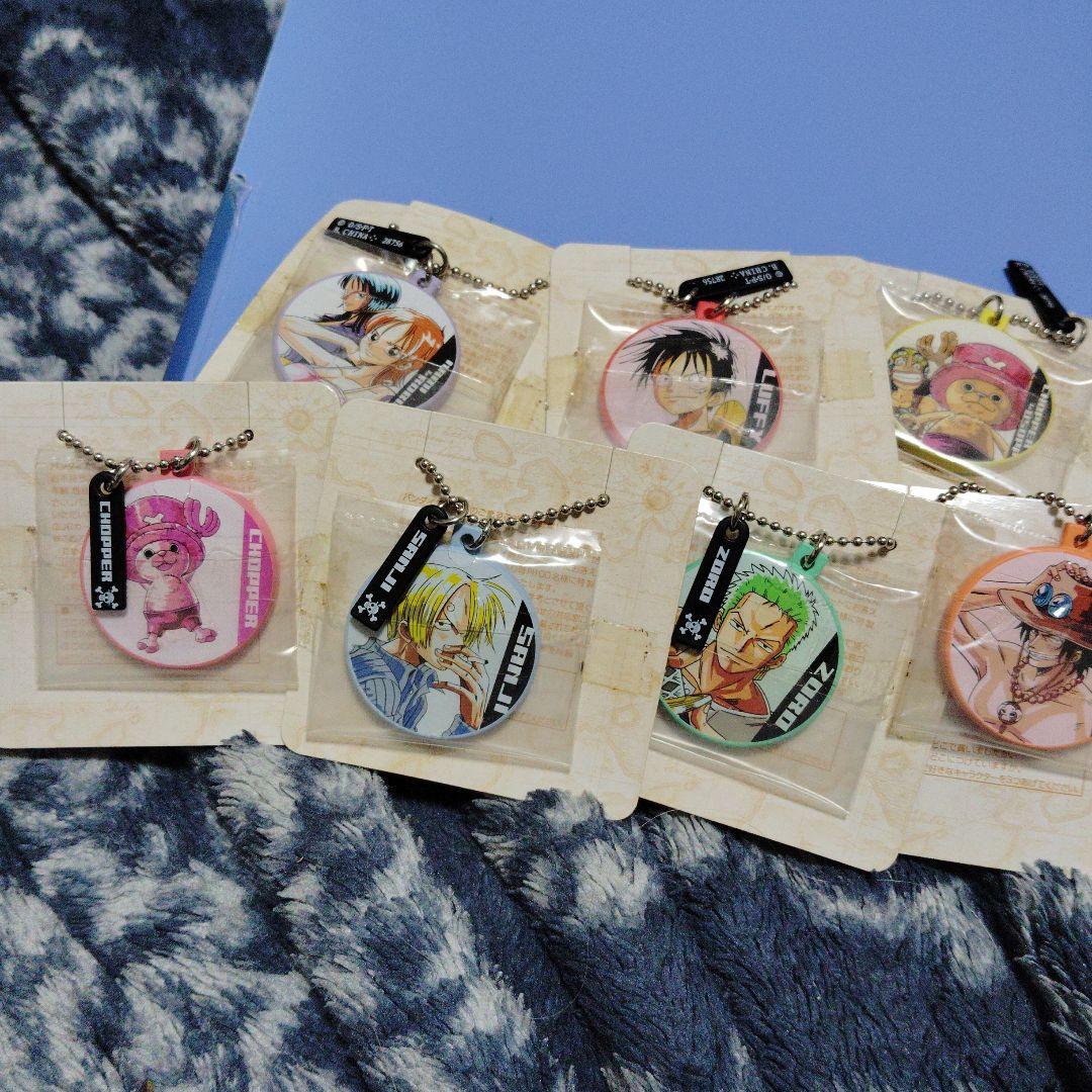 絶版　　ワンピース ミラーストラップ 7個セット コンプリート品