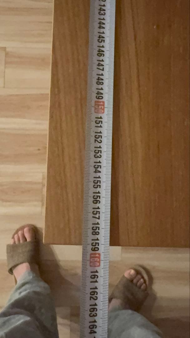 サイドボード　木目調 3扉キャビネット 約160cm