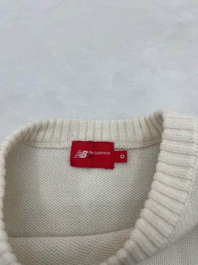New Balance セーター レディース グレー/アイボリー