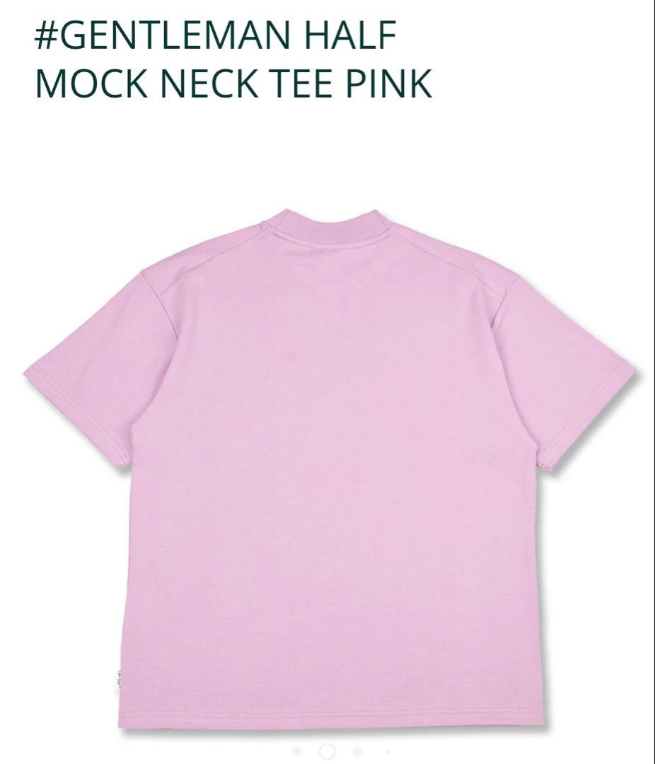 メンズウェア Captains Helm Golf MOCK NECK TEE PINK