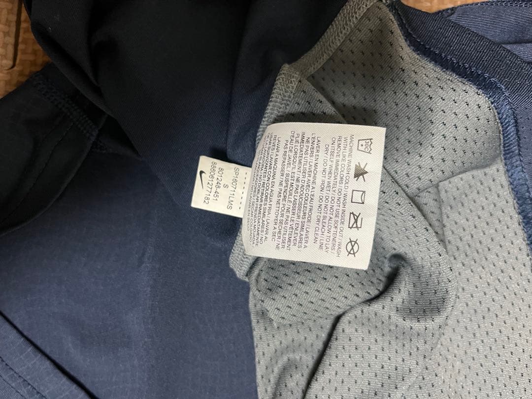 NIKE ProドライフィットタンクトップネイビーS size
