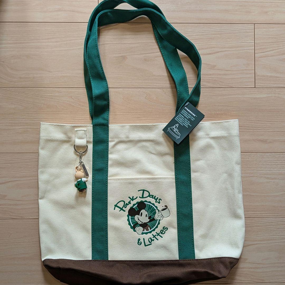 スターバックス ディズニーワールド　ミッキー トートバッグ スタバ