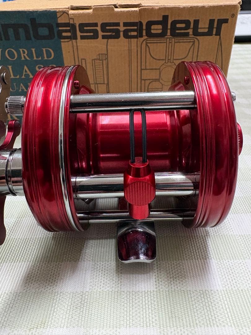 アブガルシア アンバサダー 5500Cクラッシック レッド カスタム