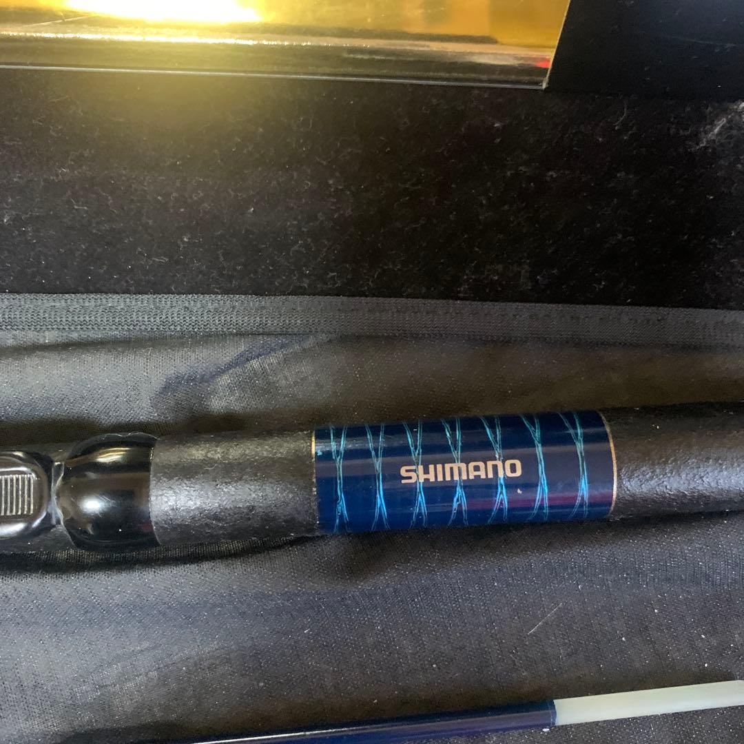 SHIMANO チヌ竿 青　青波巧　かかり釣竿、だんご釣