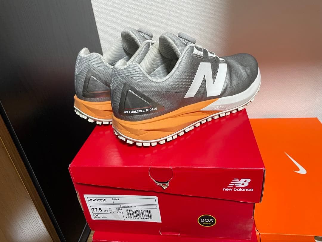 【美品】New Balance ゴルフシューズ 27.5cm BOA