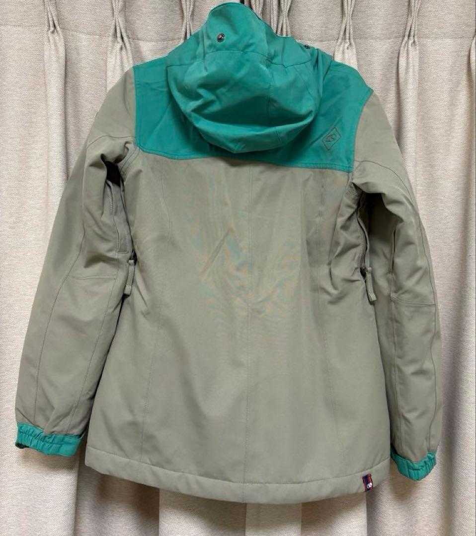 【美品】BONFIRE スノーボードジャケット S/P カーキ グリーン系