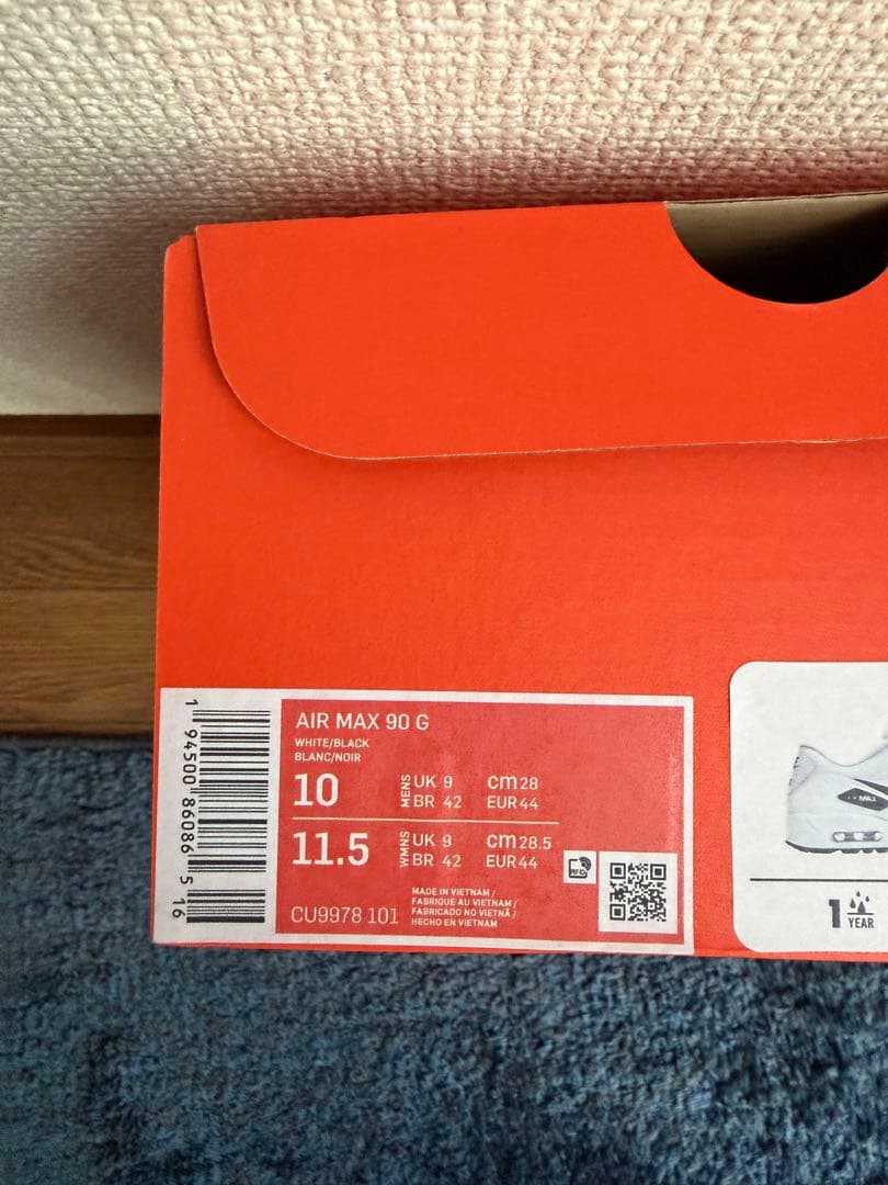 【新品：28cm】Nike Air Max 90 G ゴルフシューズ