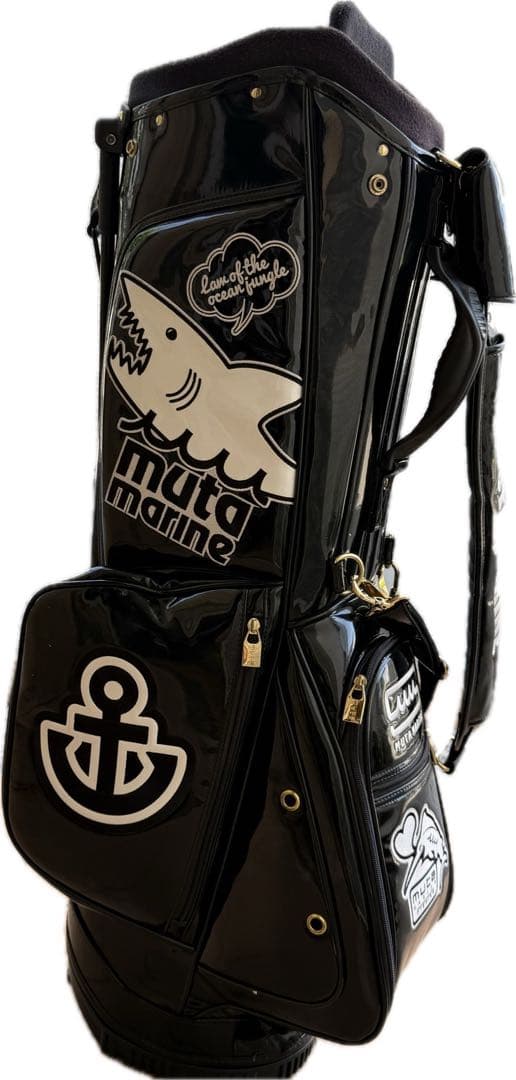 MUTA MARINE ブラックゴルフ　キャディバッグ