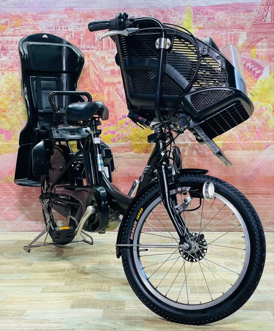 ZK3756 電動自転車 ブリヂストン アンジェリーノ 子供乗せ 20インチ