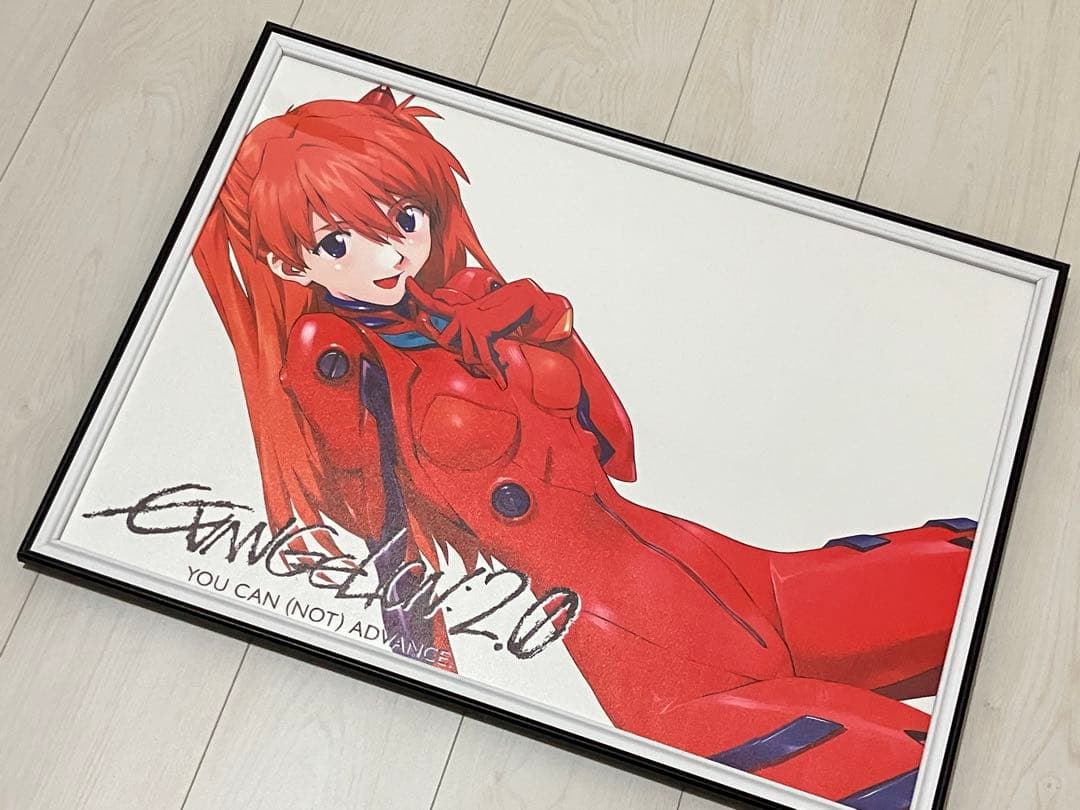 【額縁付き】 A2ポスター エヴァンゲリオン アスカ