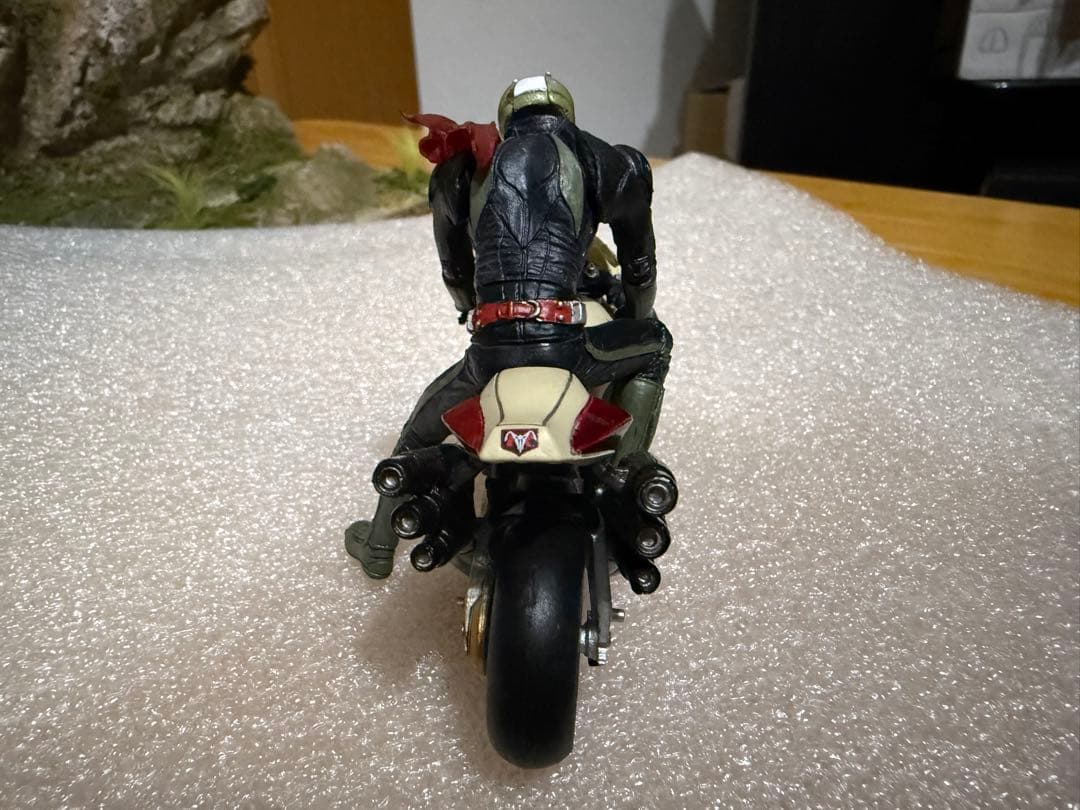 ジオラマ　仮面ライダー2号　新サイクロン号　セット