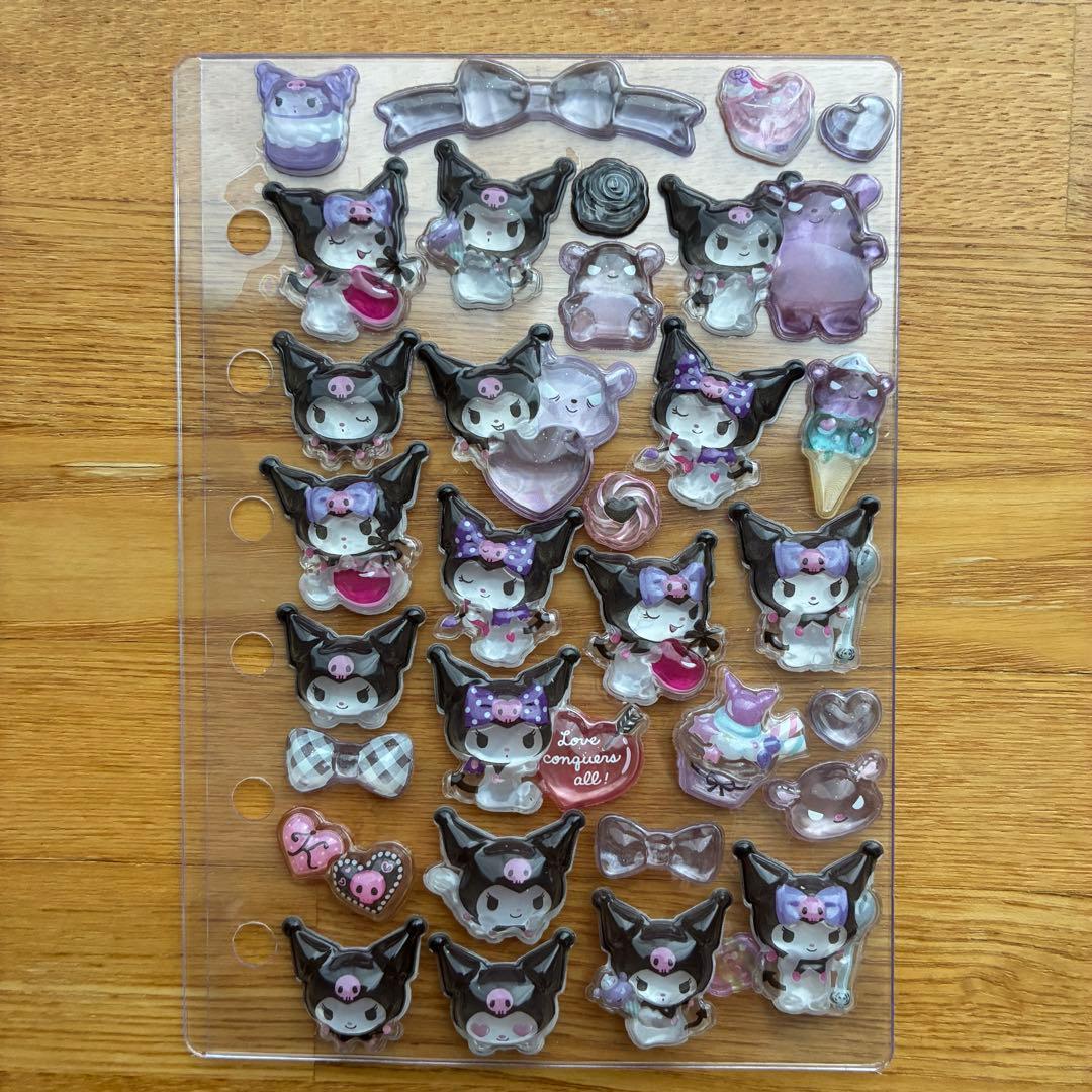 【シール帳】　完成品　キーホルダー付き A7サイズ　6穴手帳