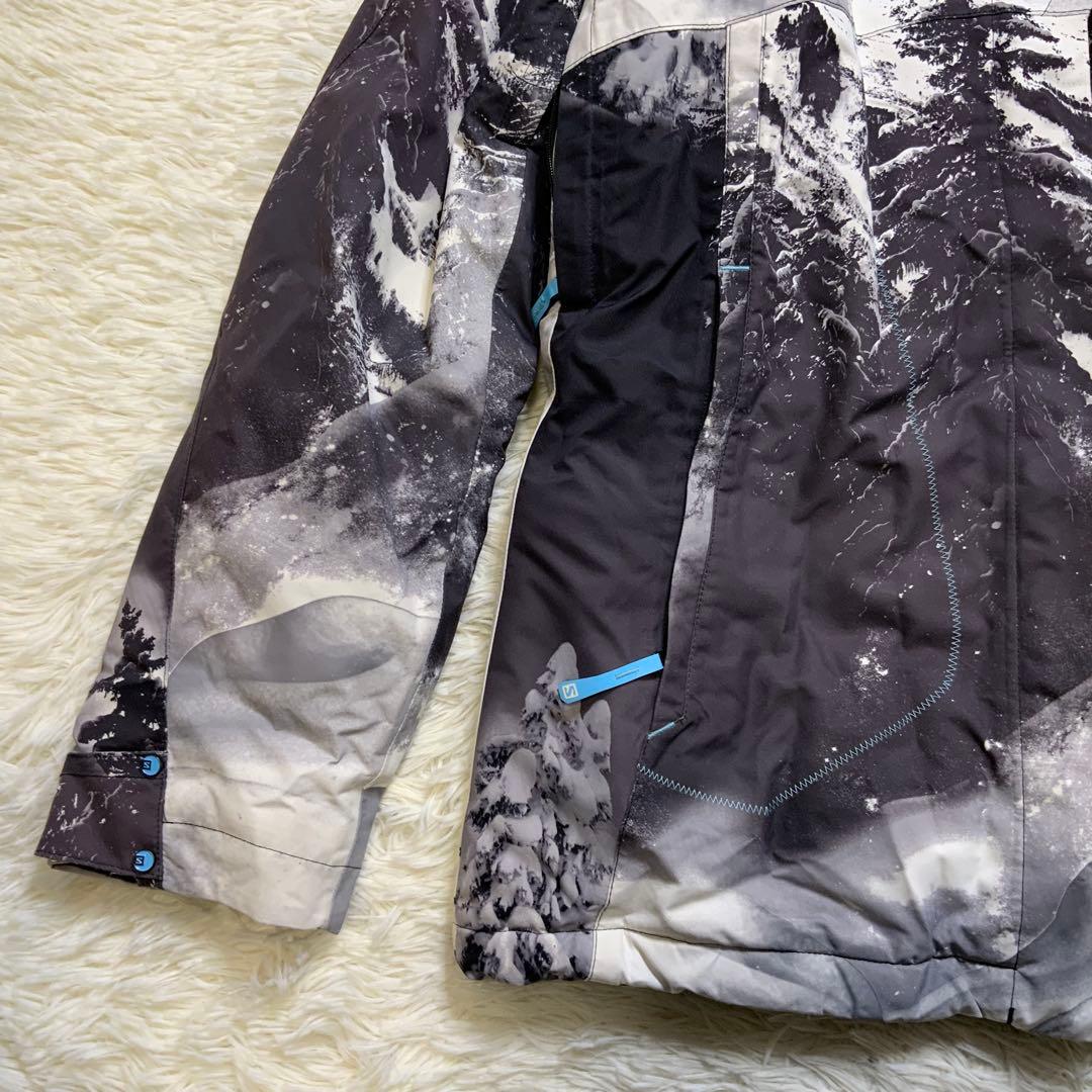 SALOMON ZERO JACKET W S 352627 ブラック/ホワイト