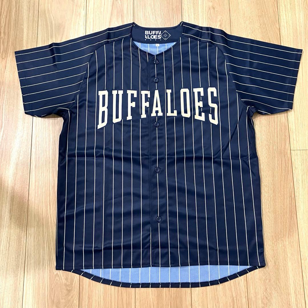 【新品】オリックスバファローズ サードユニフォーム　ナンバー圧着 岩嵜翔投手 L