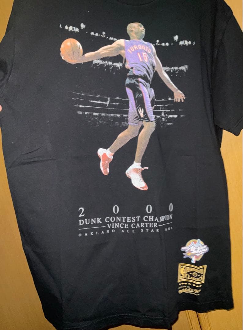NBAヴィンスカーター 2000年スラムダンクコンテスト 優勝記念Tシャツ L