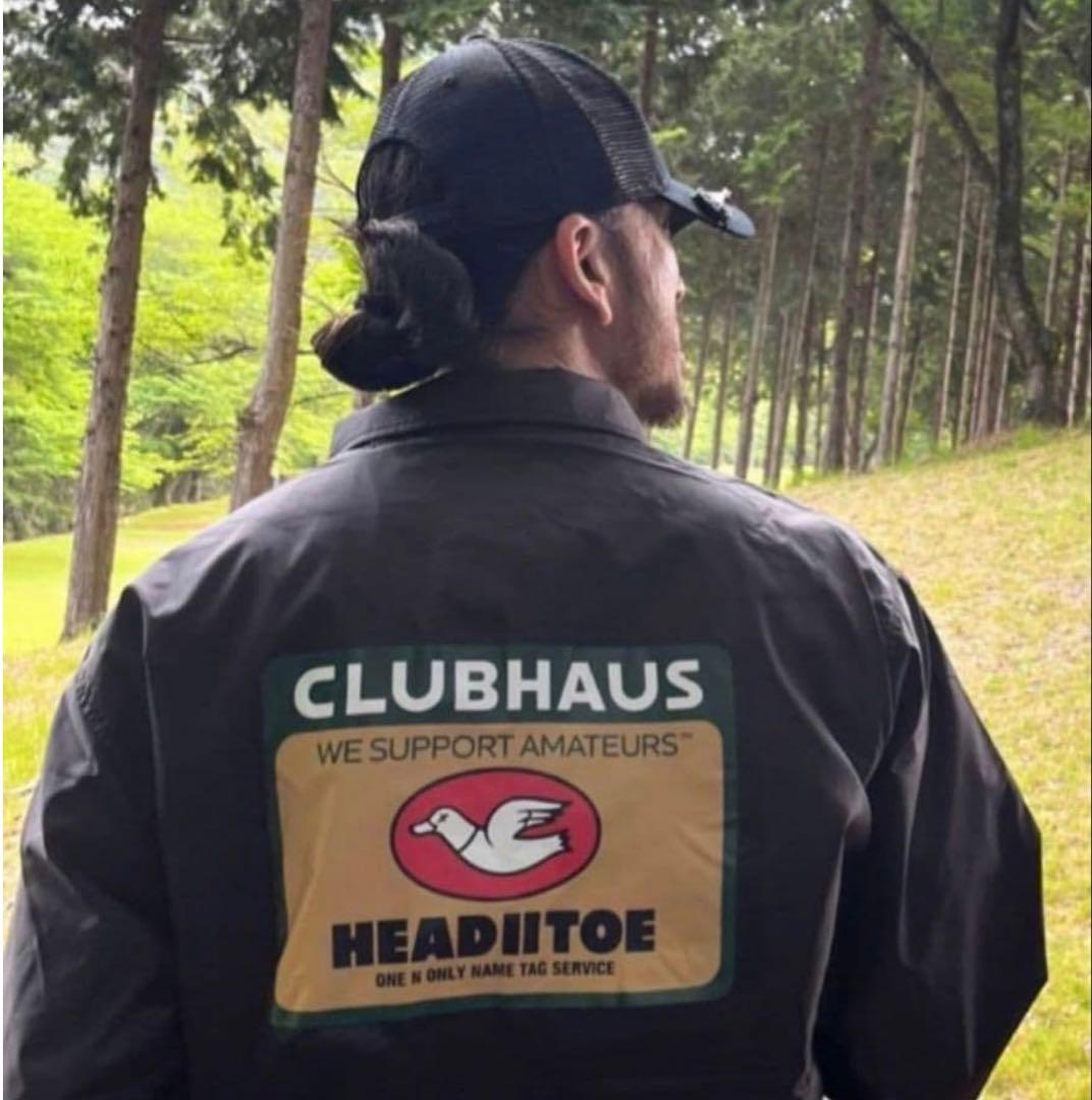極美品HIIT × CLUBHAUS コーチジャケット クラブハウス ネイビー