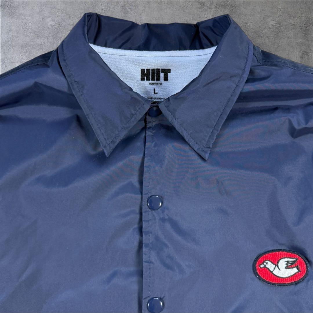 極美品HIIT × CLUBHAUS コーチジャケット クラブハウス ネイビー