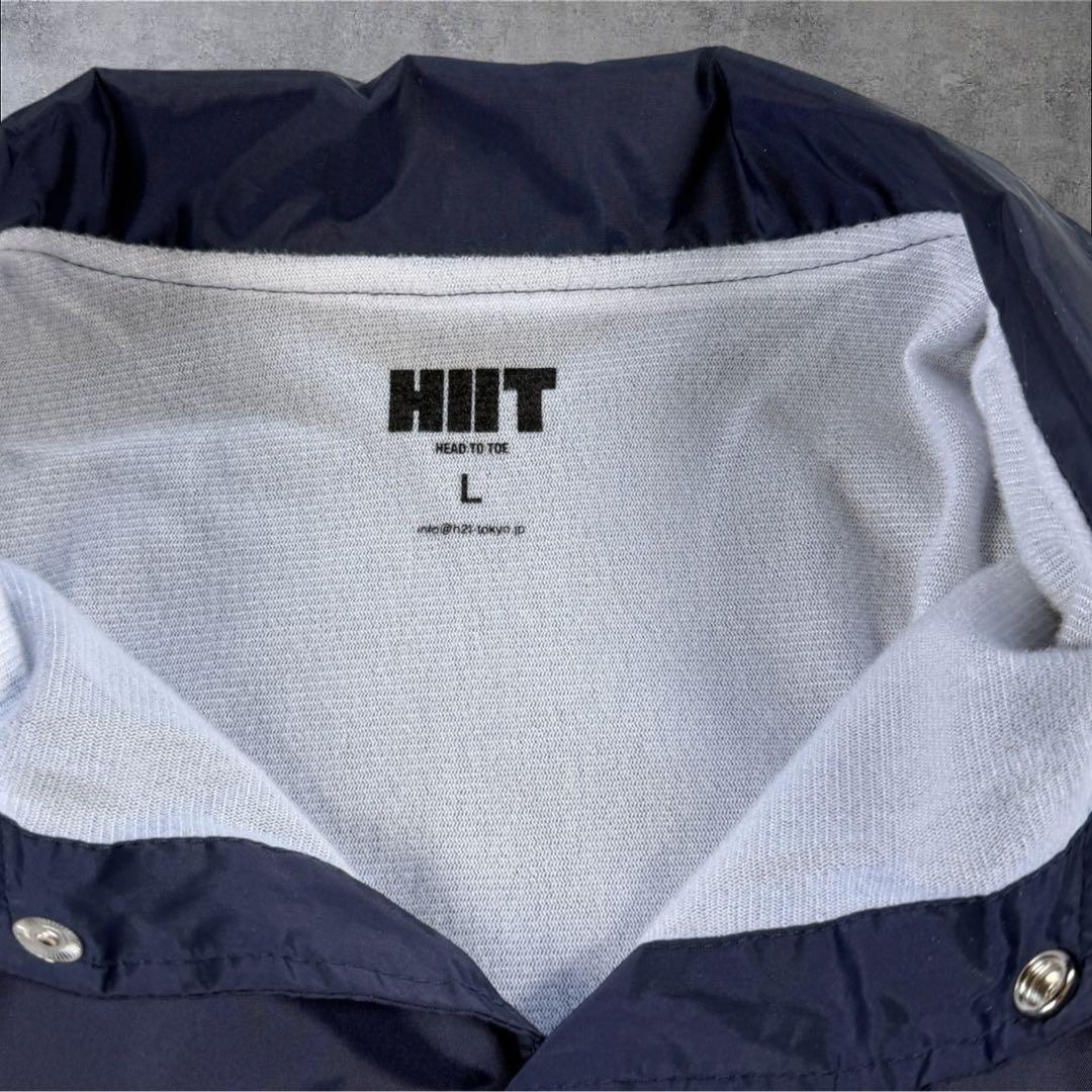 極美品HIIT × CLUBHAUS コーチジャケット クラブハウス ネイビー