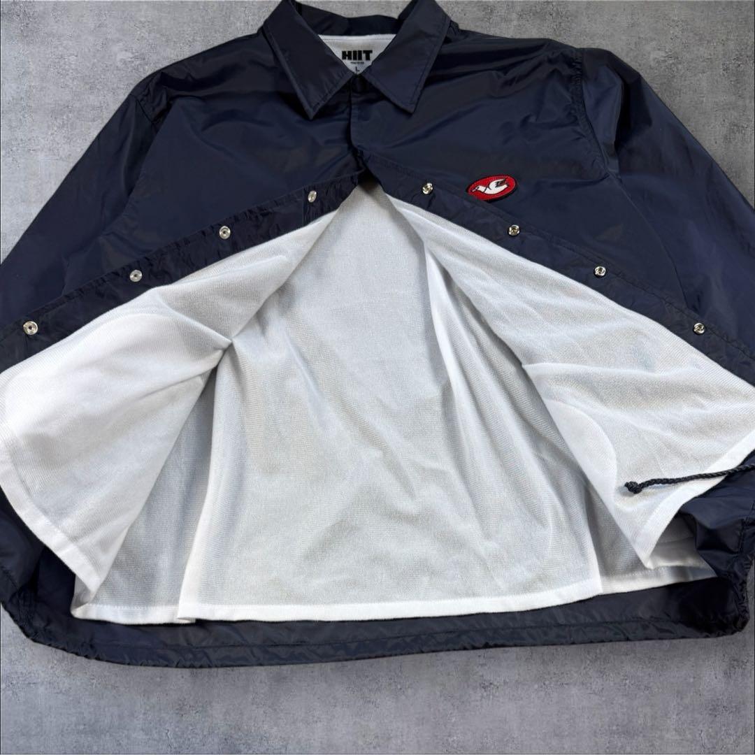 極美品HIIT × CLUBHAUS コーチジャケット クラブハウス ネイビー