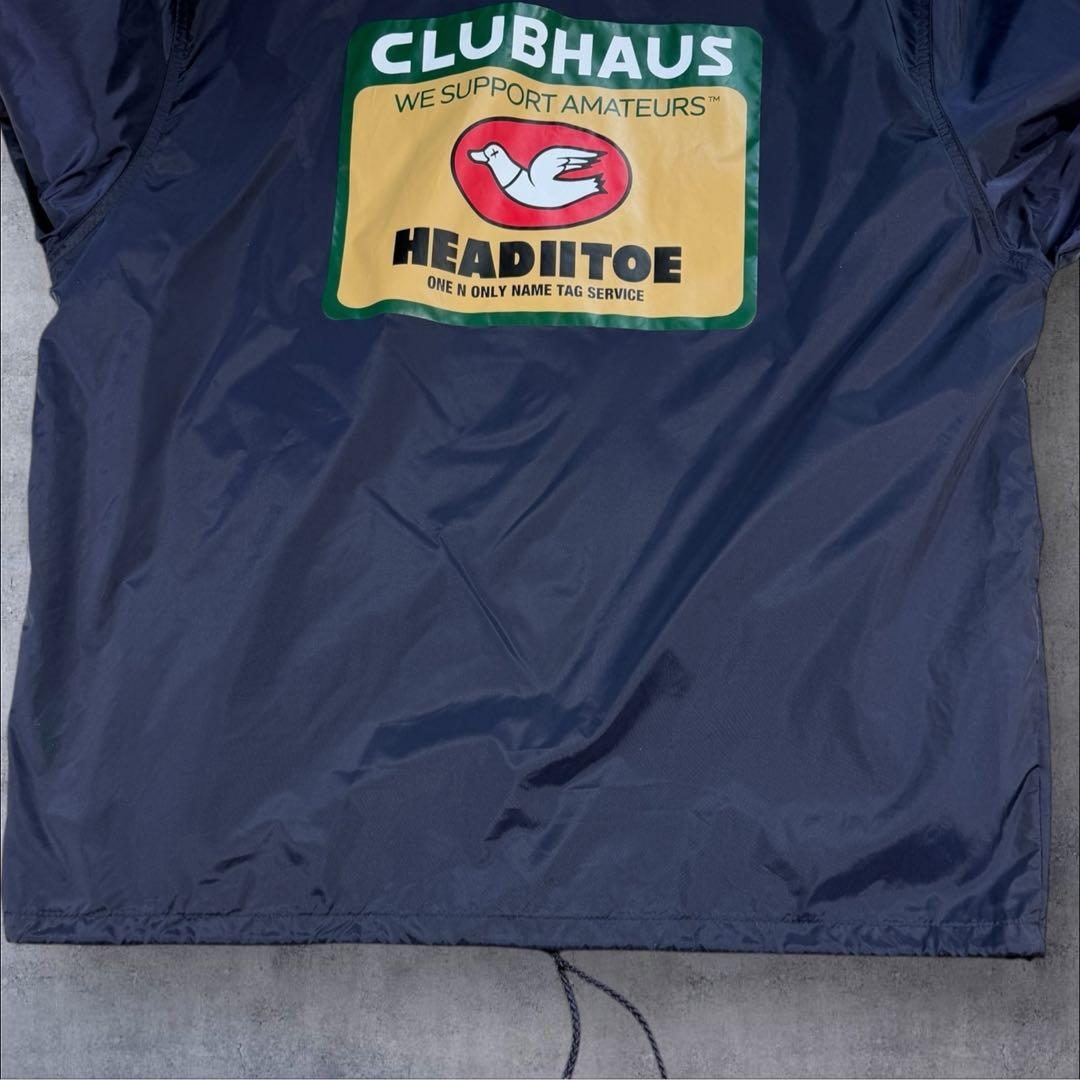 極美品HIIT × CLUBHAUS コーチジャケット クラブハウス ネイビー