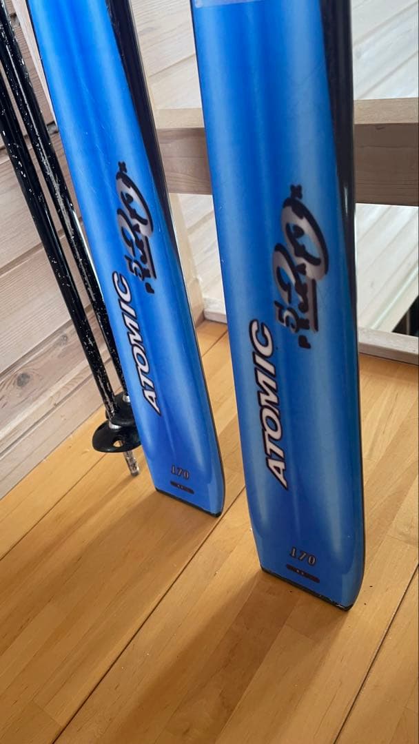 カービングスキー板大人男性170cmセットジュニア ATOMICアトミック美品
