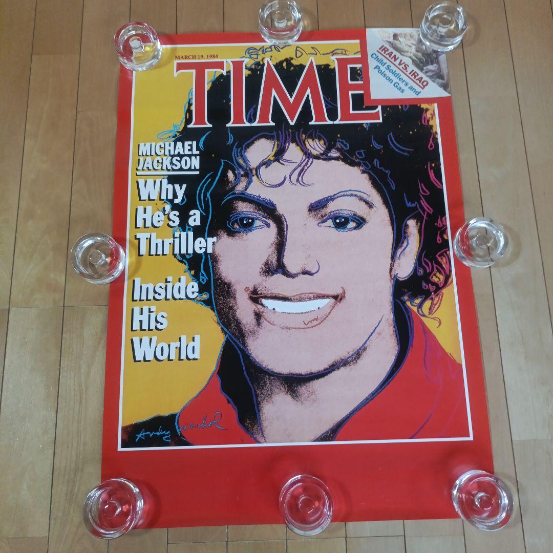 MICHAEL JACKSON 1984 雑誌TIME 表紙ポスター 米国版