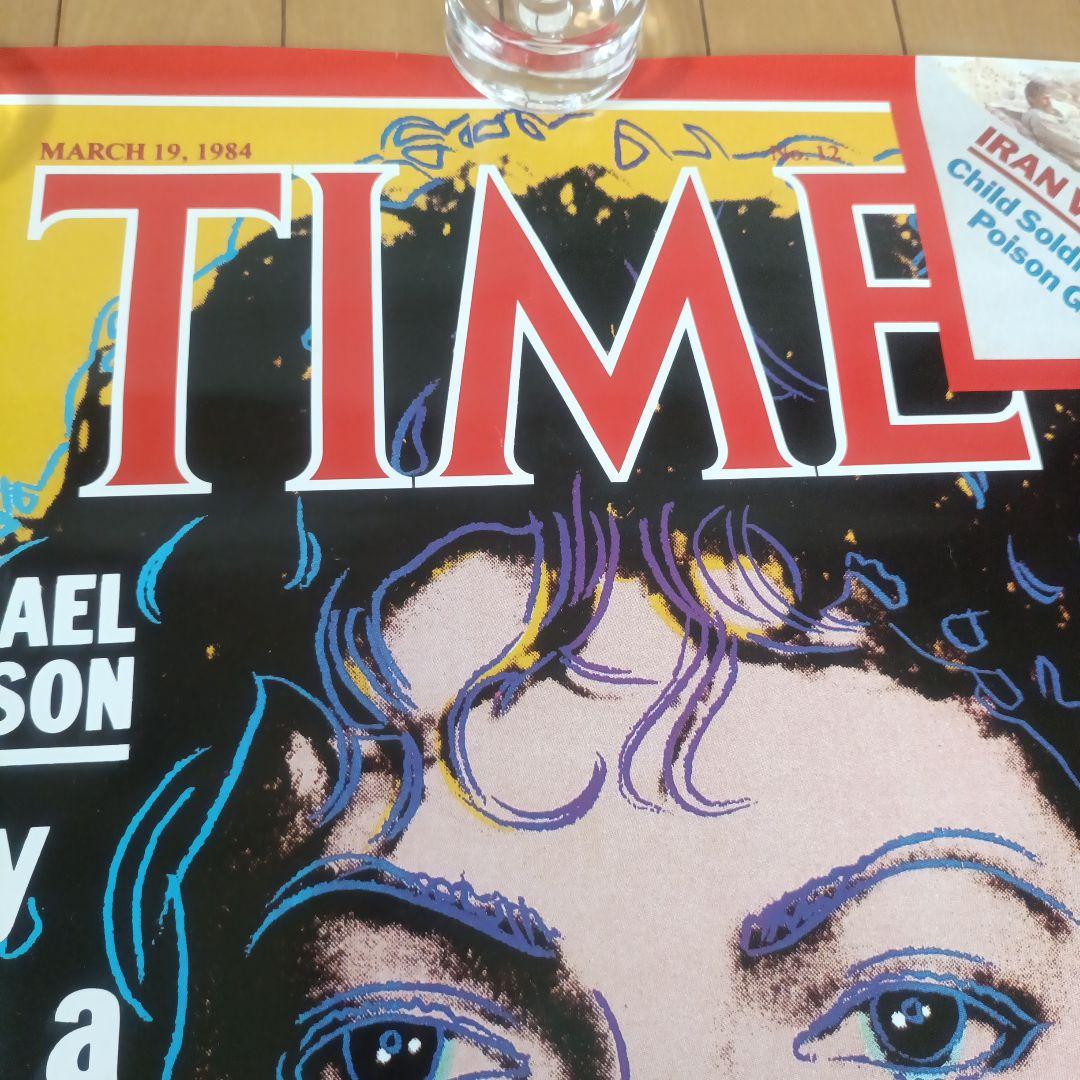 MICHAEL JACKSON 1984 雑誌TIME 表紙ポスター 米国版