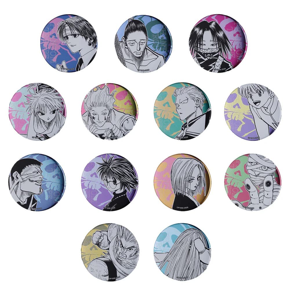 HUNTER×HUNTER 幻影旅団 デコレクション缶バッジ 全13種まとめ売り