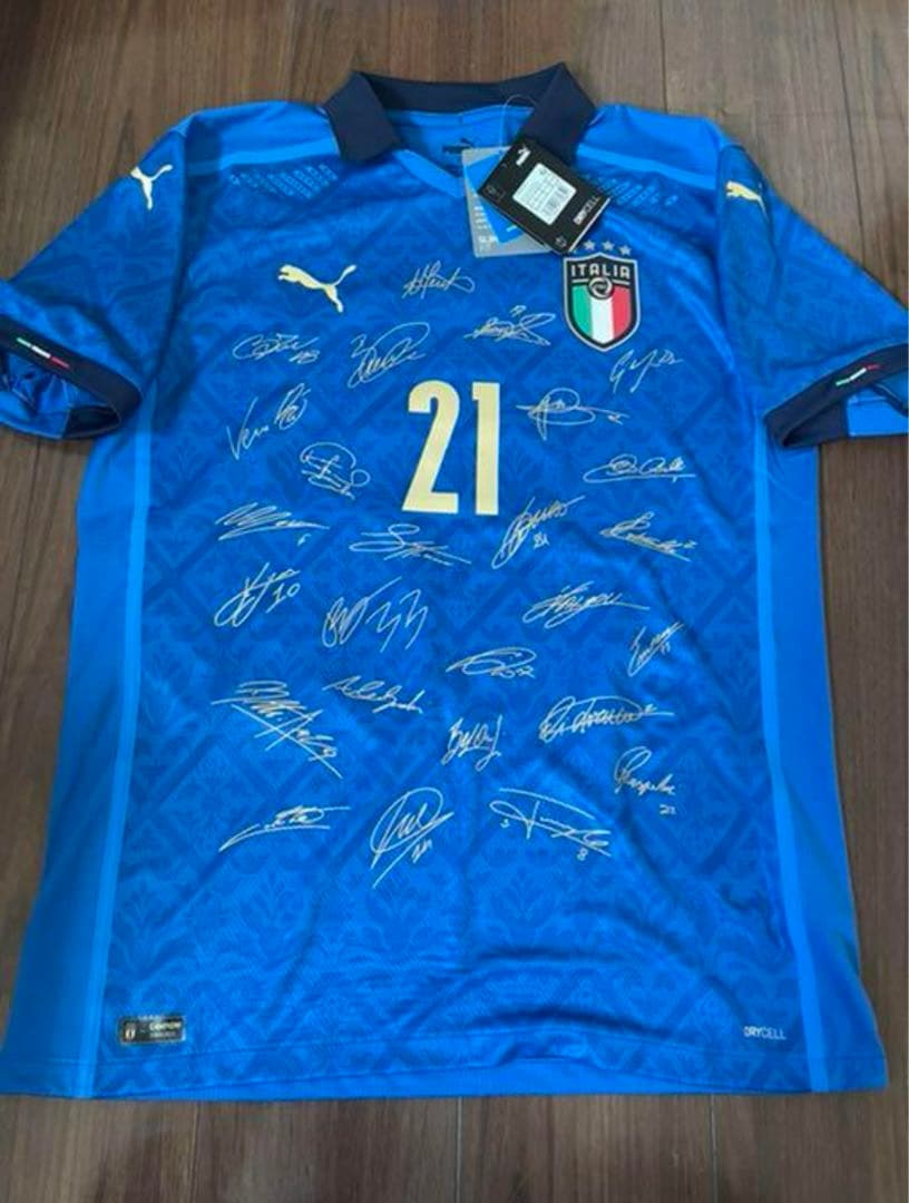 2021 イタリア代表 オーセンティック 優勝記念ユニフォーム