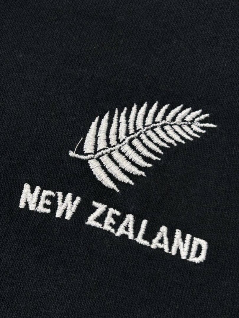 ALL BLACKS 長袖 ラガーシャツ レジャーライン オールブラックス