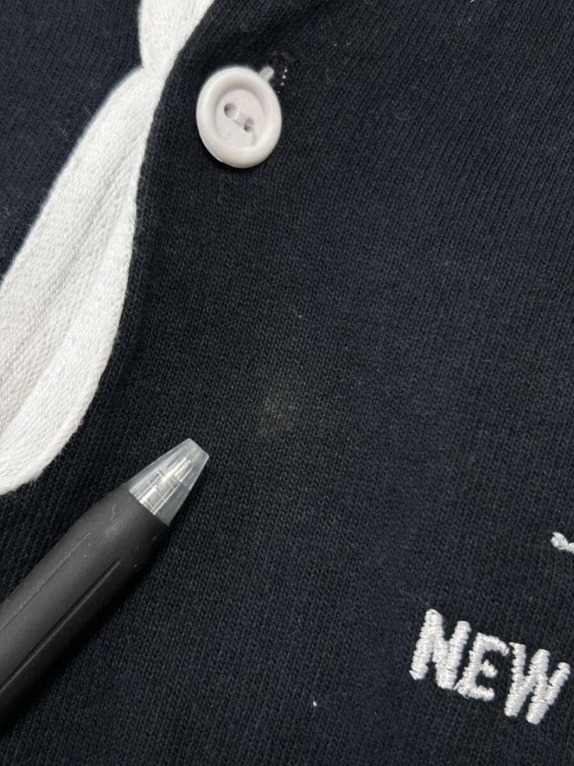 ALL BLACKS 長袖 ラガーシャツ レジャーライン オールブラックス