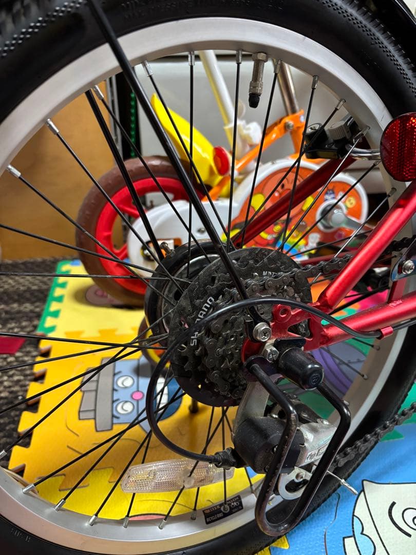 DRIDE BEAT 6速レッド20インチ自転車引き渡し価格変更11000円