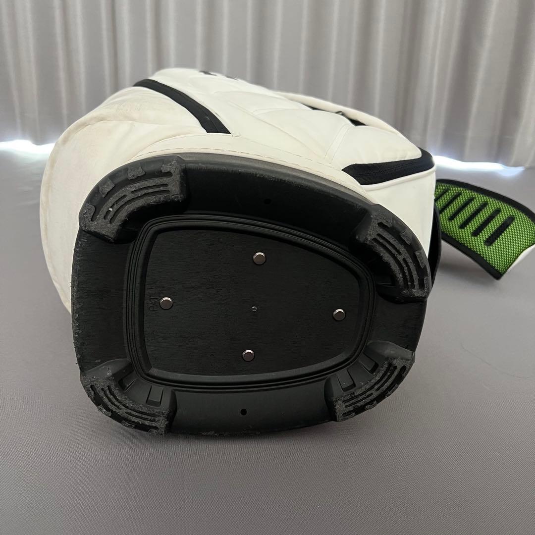 PING ピン　キャディバッグ ゴルフ　レザー　ホワイト　白　5分割　ロゴ