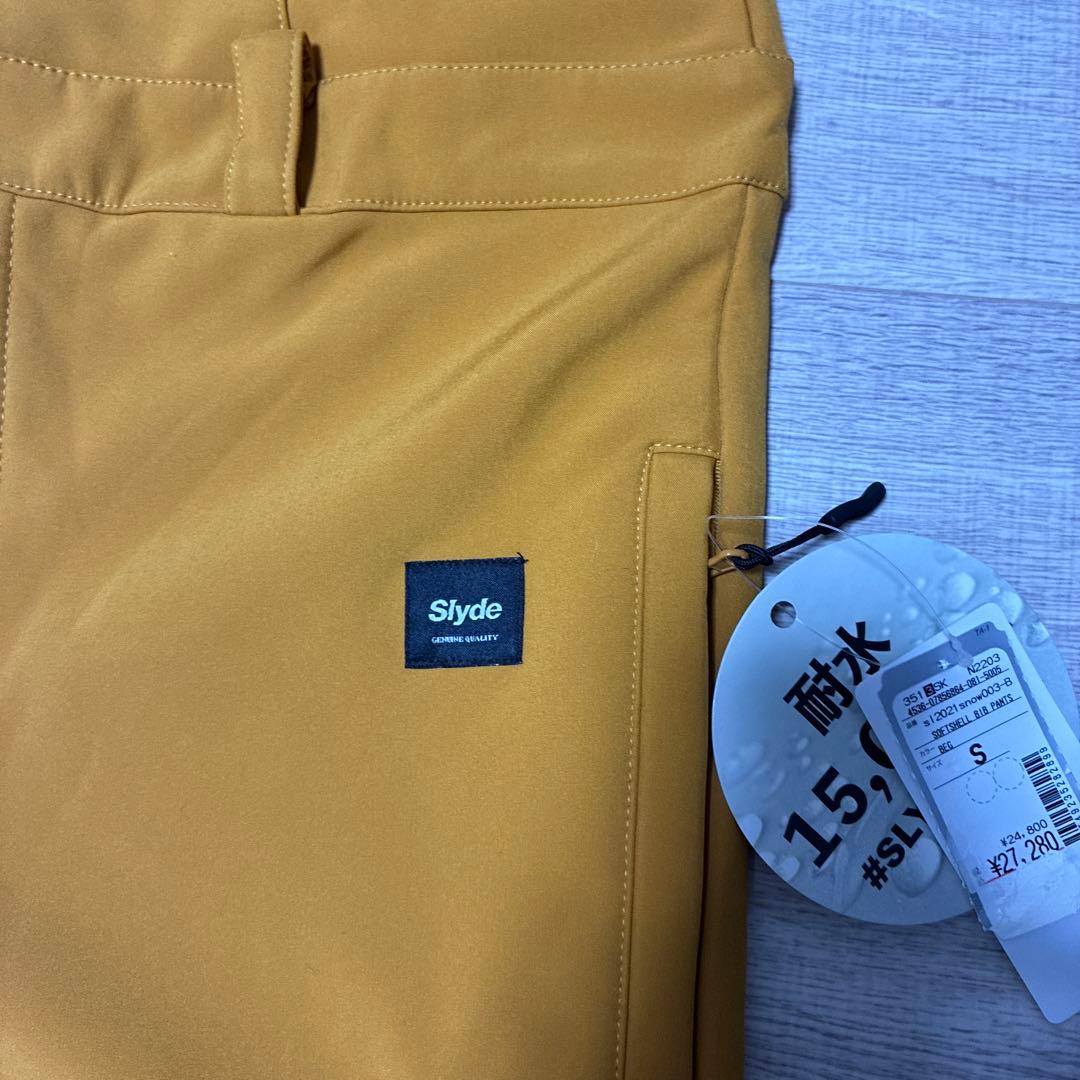 未使用 SLYDE スライド スノーボードウエア ビブパンツ S