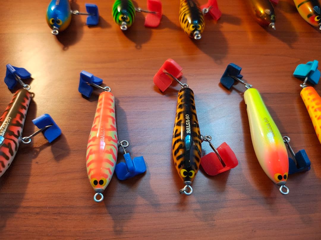 ハ*！様 ザウルス　バルサ50 トップウォーター　ルアーセット