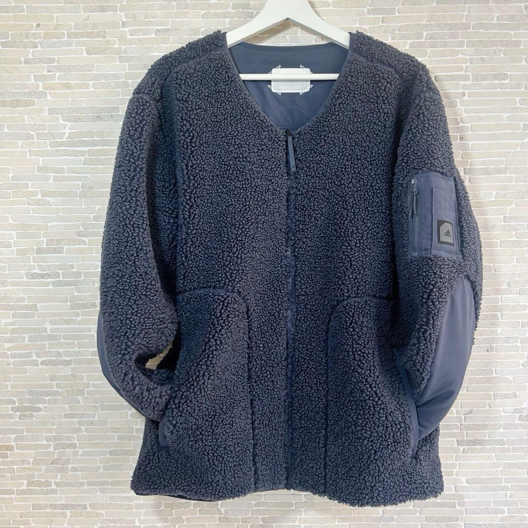 【adidas美品】ADICROSS リバーシブル ボア フェアウェイジャケット