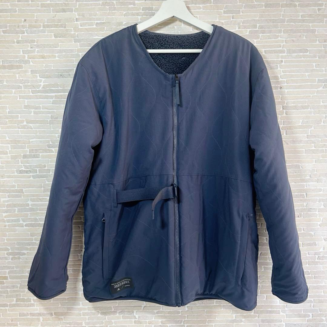 【adidas美品】ADICROSS リバーシブル ボア フェアウェイジャケット