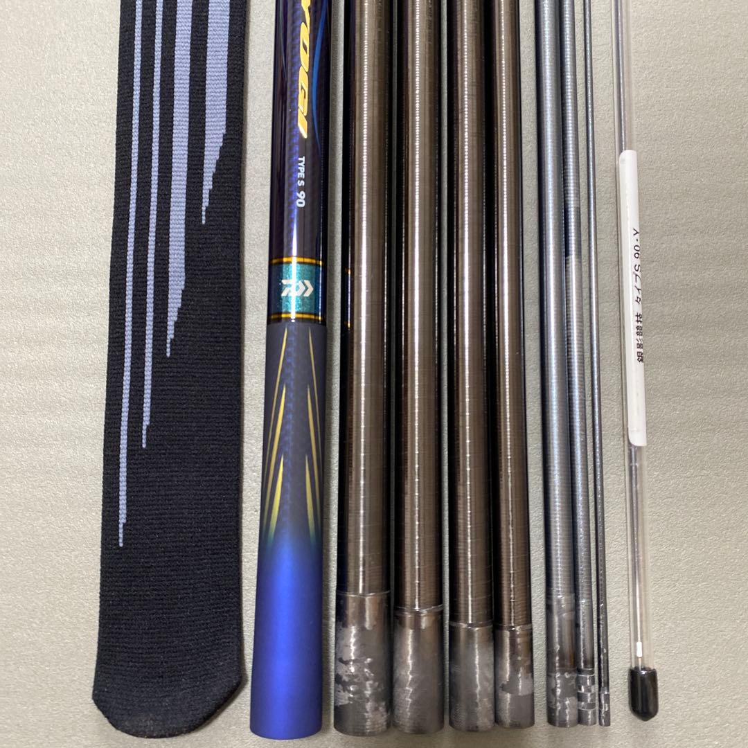 美品　ダイワ 銀影競技 タイプS 90・Y 鮎竿