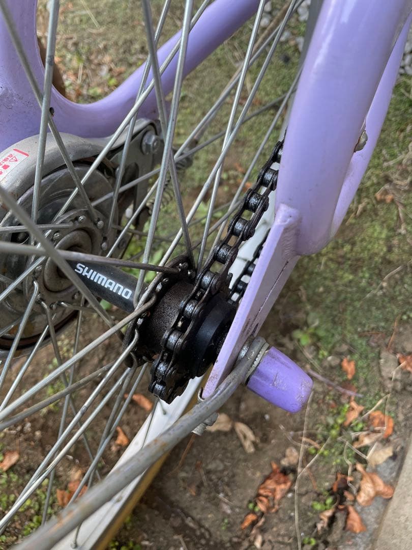 東久留米市 清瀬市内 新座市内 引取り限定 女の子自転車 メレククイ 22インチ