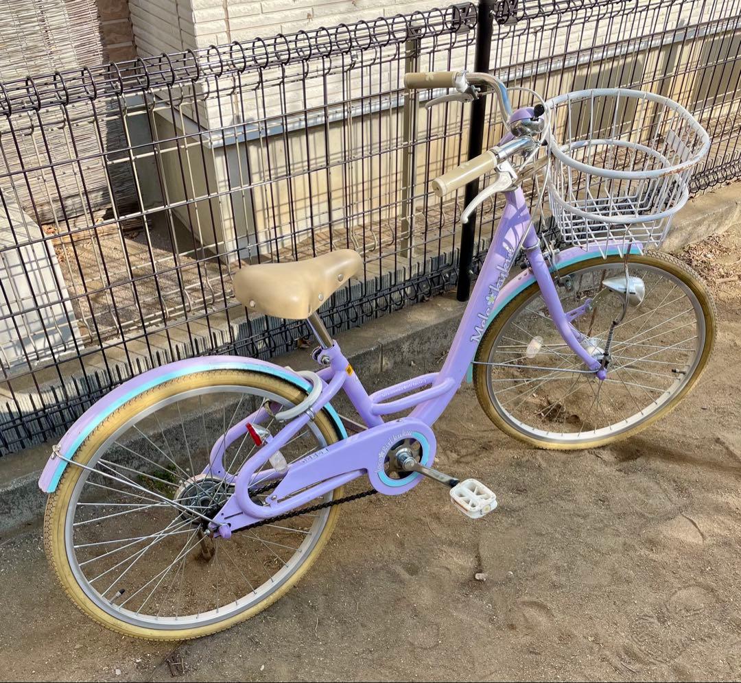 東久留米市 清瀬市内 新座市内 引取り限定 女の子自転車 メレククイ 22インチ