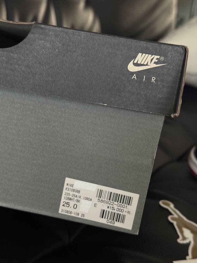 【美品・付属品完備】NIKE AIR JORDAN 1 MIDブラック×シルバー