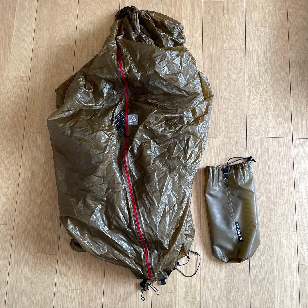 廃盤美品ローカスギアLOCUSGEARクフkhufuシルSIL】UL登山アウトド